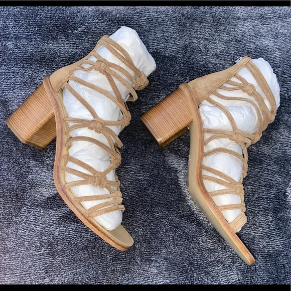 New Rag & Bone Camille Suede Sandals Size 6.5 - Picture 4 of 14